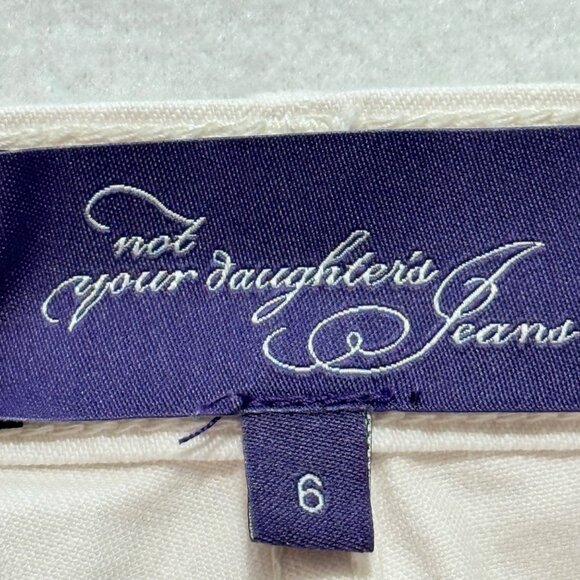 Not Your Daughters Jeans Women's Bootcut Stretch Light Pink Denim Jeans Size 6 - Picture 5 of 10